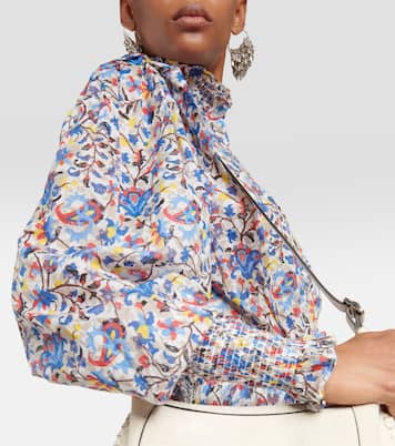 Vestido midi Galoa de algodón floral | Marant Etoile
