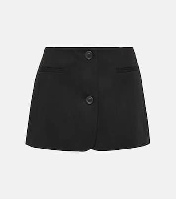 Mini-jupe en laine mélangée | Acne Studios
