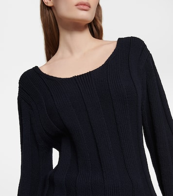 Jersey en punto acanalado de lana | The Row