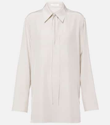 Blusa Malon in seta | The Row