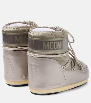 Bottines après-ski Icon Low Glance en satin | Moon Boot