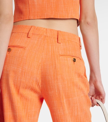 Pantalones rectos de tiro alto | Etro