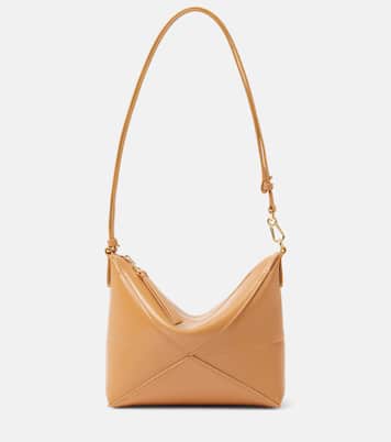 Schultertasche Puzzle Fold aus Leder | Loewe