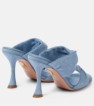 Mules Twist de denim | Aquazzura