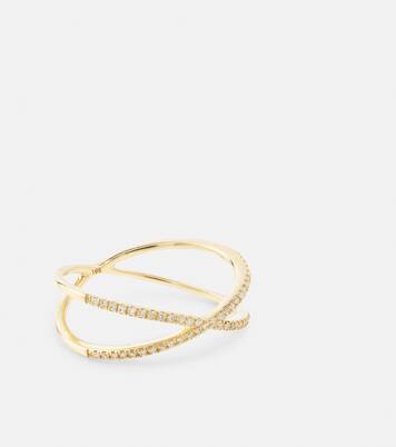 Bague en or 10 ct et diamants | Stone and Strand