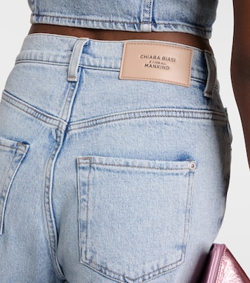High-rise straight-leg jeans | 7 For All Mankind