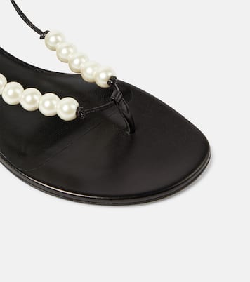 Faux pearl leather sandals | Magda Butrym
