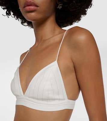 PInstripe Lurex® bralette | Alex Perry