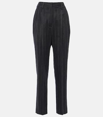 Pantaloni gessati Banker in lana | Blazé Milano