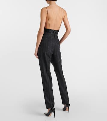 Pantaloni gessati Banker in lana | Blazé Milano