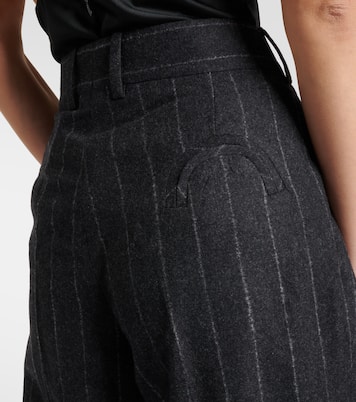 Pantaloni gessati Banker in lana | Blazé Milano