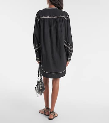 Robe Pradel brodée en coton | Marant Etoile