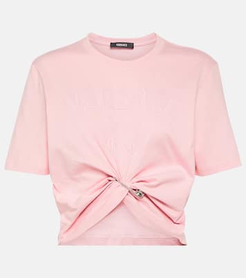 T-Shirt aus Baumwoll-Jersey | Versace