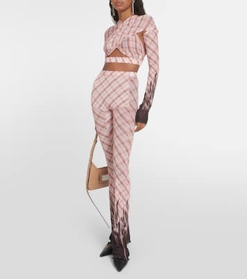 Cropped-Top Anti Cross Over aus Jersey | KNWLS