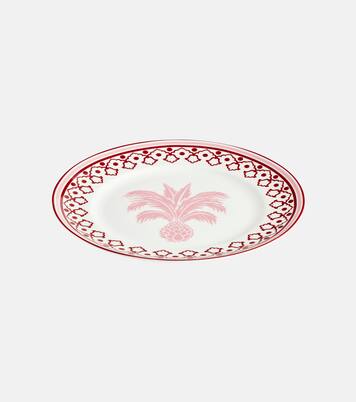 Jaipur porcelain charger plate | Aquazzura Casa