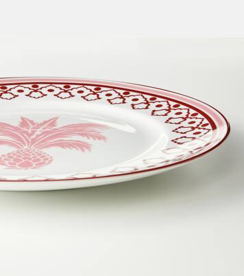 Jaipur porcelain charger plate | Aquazzura Casa