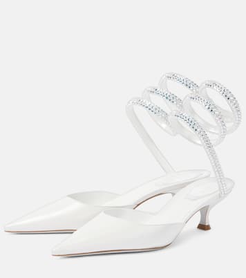 Verzierte Mules Cleo aus Leder | Rene Caovilla