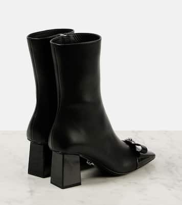 Bottines Gianni Ribbon 70 en cuir | Versace