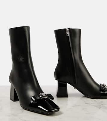 Bottines Gianni Ribbon 70 en cuir | Versace