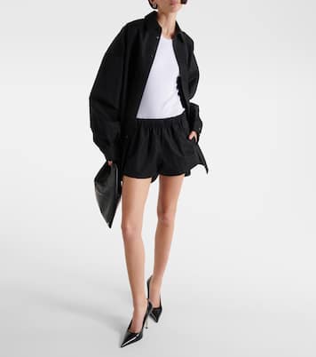 Shorts in drill di misto cotone | Wardrobe.NYC
