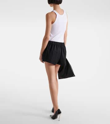 Shorts in drill di misto cotone | Wardrobe.NYC
