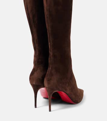 Stiefel Pumppie 85 aus Veloursleder | Christian Louboutin
