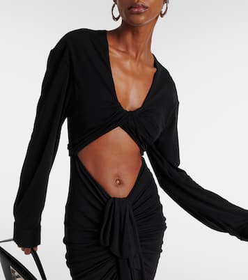 Vivenda draped jersey maxi dress | Christopher Esber