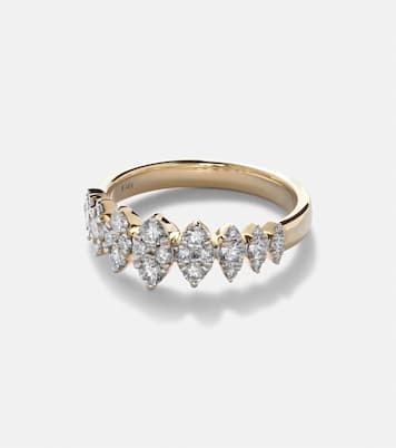 Bague Fern en or 14 ct et diamants | Stone and Strand