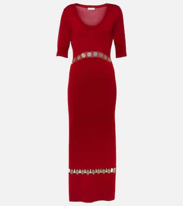 Vestido midi de mezcla de lana | Rabanne