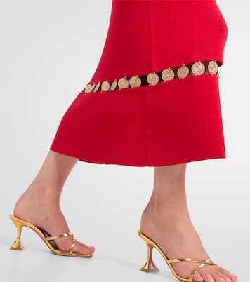 Vestido midi de mezcla de lana | Rabanne