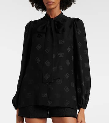 Bluse DG aus Seide | Dolce&Gabbana