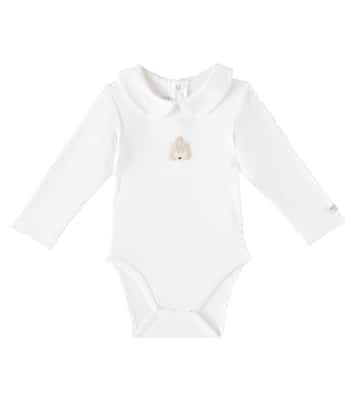 Baby Davo Poodle cotton jersey bodysuit | Donsje