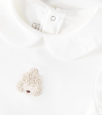 Baby Davo Poodle cotton jersey bodysuit | Donsje