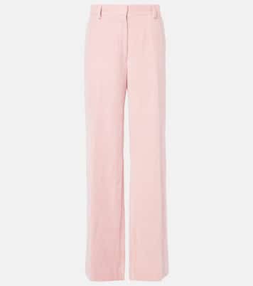 Weite Hose aus Baumwolle und Hanf | Dries Van Noten