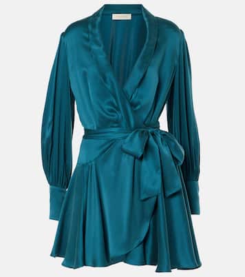 Silk wrap dress | Zimmermann