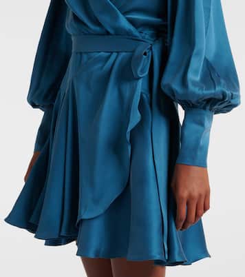 Silk wrap dress | Zimmermann