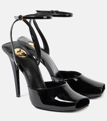 Mules La Scandale 110 in vernice | Saint Laurent