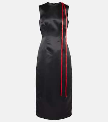 Abito midi in raso | Simone Rocha