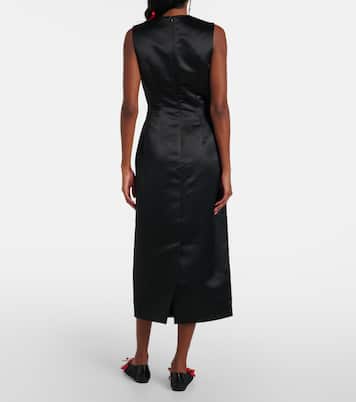 Abito midi in raso | Simone Rocha