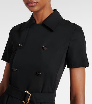 Hemdblusenkleid aus Woll-Twill | Burberry