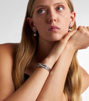 Antifer 18kt white gold cuff bracelet with diamonds | Repossi