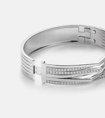 Antifer 18kt white gold cuff bracelet with diamonds | Repossi