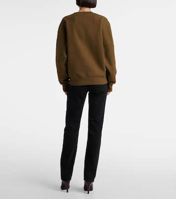 Felpa Cassandre in cotone | Saint Laurent