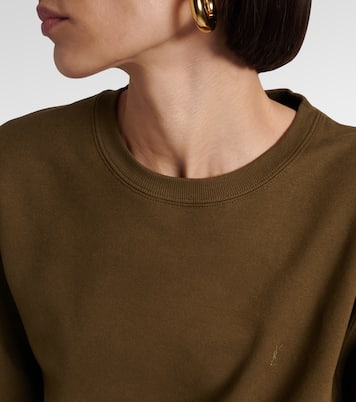 Felpa Cassandre in cotone | Saint Laurent