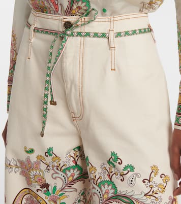 Pantalon ample imprimé en coton mélangé | Etro