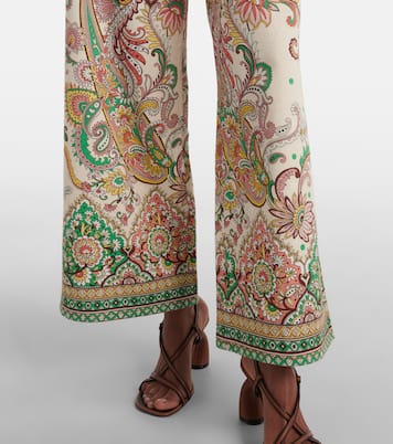 Pantalon ample imprimé en coton mélangé | Etro