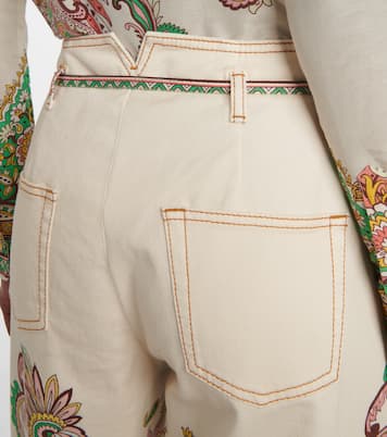 Pantalon ample imprimé en coton mélangé | Etro