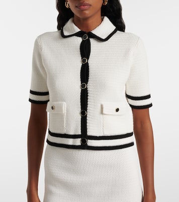 Cárdigan de tweed de mezcla de algodón | Nina Ricci