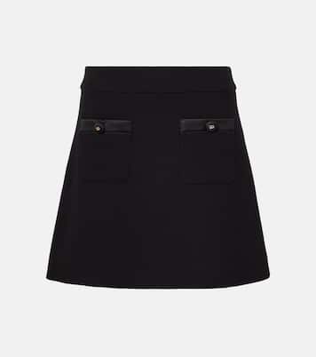 Minirock aus Wolle und Seide | Dolce&Gabbana