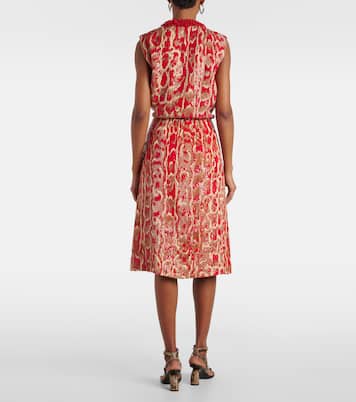 Falda midi Shera adornada | Dries Van Noten